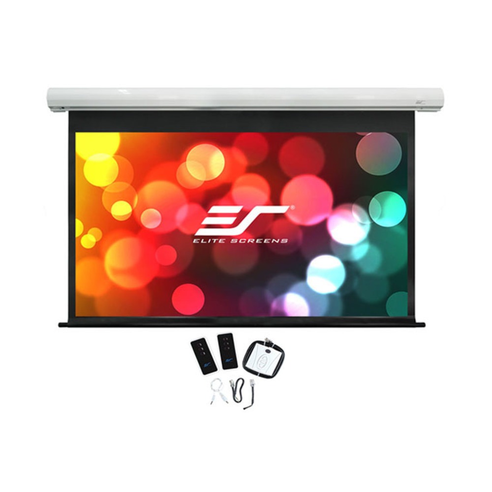 Экран для дома, настенно потолочный с электроприводом Elite Screens SK110XHW-E12