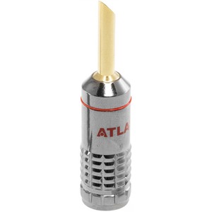 Разъем "Банана" Atlas Cables Metal Z-Plug Screw Red