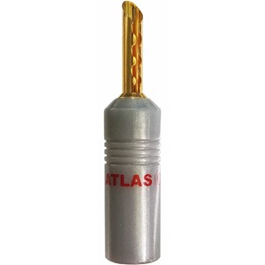 Разъем "Банана" Atlas Cables Grey Plastic Z-Plug Screw Red