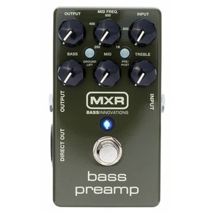 Педаль эффектов/примочка для бас гитары DUNLOP MXR M81 Bass Preamp