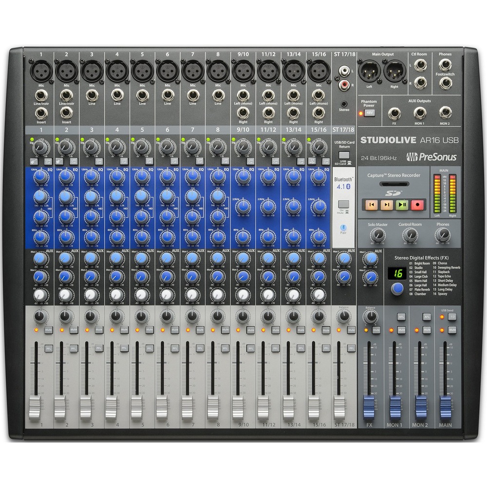 Аналоговый микшер PreSonus StudioLive AR8 USB