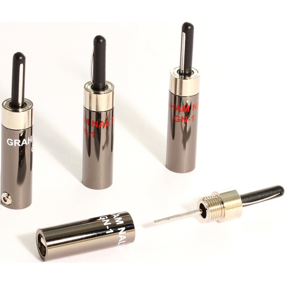 Разъем Банана Graham Nalty GN-1 Rhodium Plated Banana Plugs