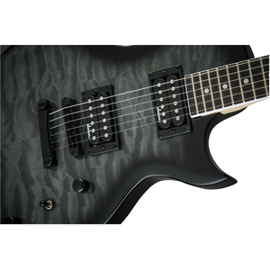 Электрогитара Les Paul JACKSON JS Series Monarkh SC JS22 Rosewood Fingerboard Quilt Maple Top Transparent Black