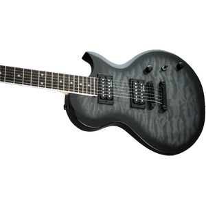 Электрогитара Les Paul JACKSON JS Series Monarkh SC JS22 Rosewood Fingerboard Quilt Maple Top Transparent Black