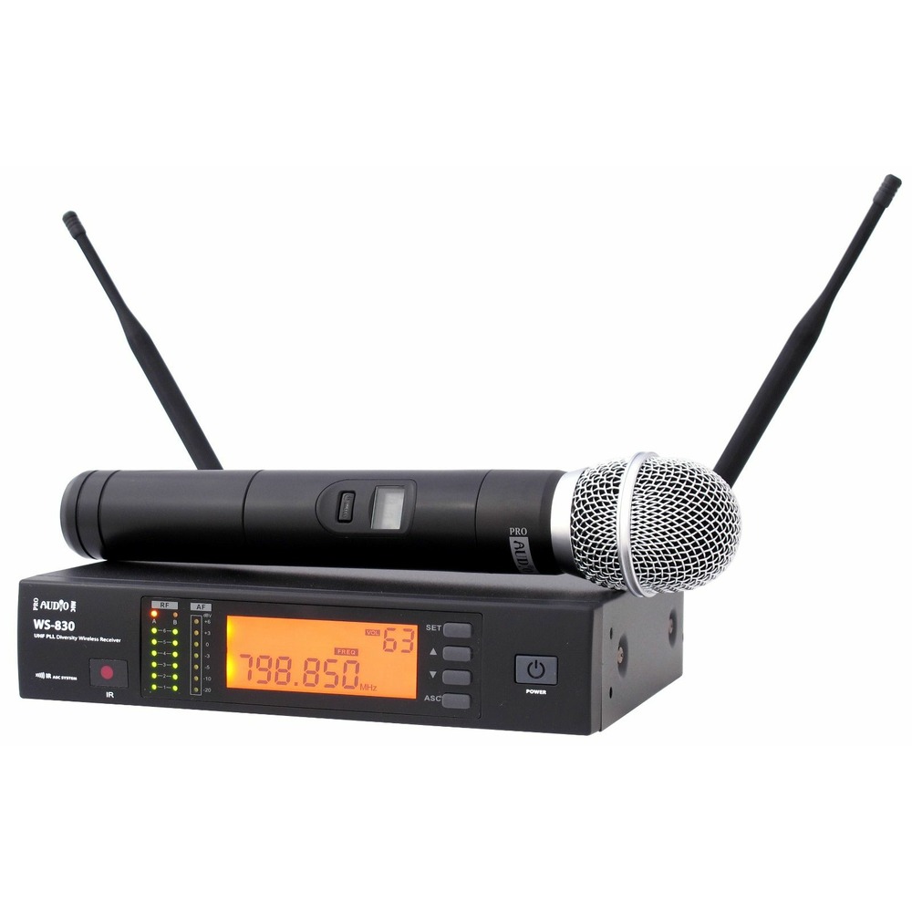 Радиосистема с ручным передатчиком ProAudio WS-830HT-B