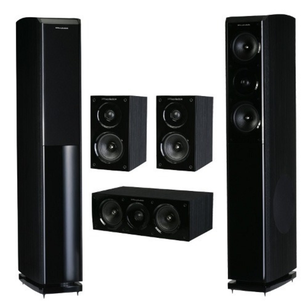 Комплект акустических систем Wharfedale Obsidian 600 Cinema Pack Black Wood