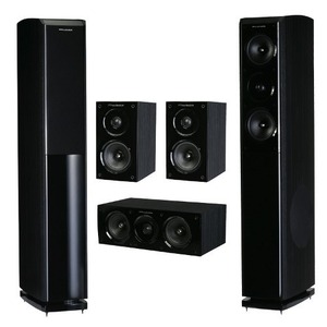 Комплект акустических систем Wharfedale Obsidian 600 Cinema Pack Black Wood