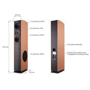 Комплект акустических систем Wharfedale Obsidian 600 Cinema Pack Black Wood