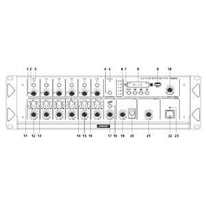 Микшер-усилитель комбинированный ABK PA-2812