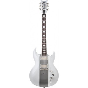 Электрогитара DBZ DIAMOND RENSTP14-WHSS Renegade ST Plus White/Silver Stripes