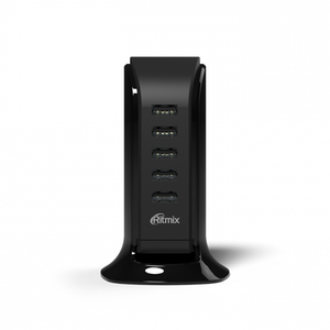 Сетевое зарядное устройство универсальное Ritmix RM-5055AC black