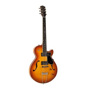 Гитара полуакустическая Godin 39852 Montreal Premiere Supreme Lightburst Flame HG