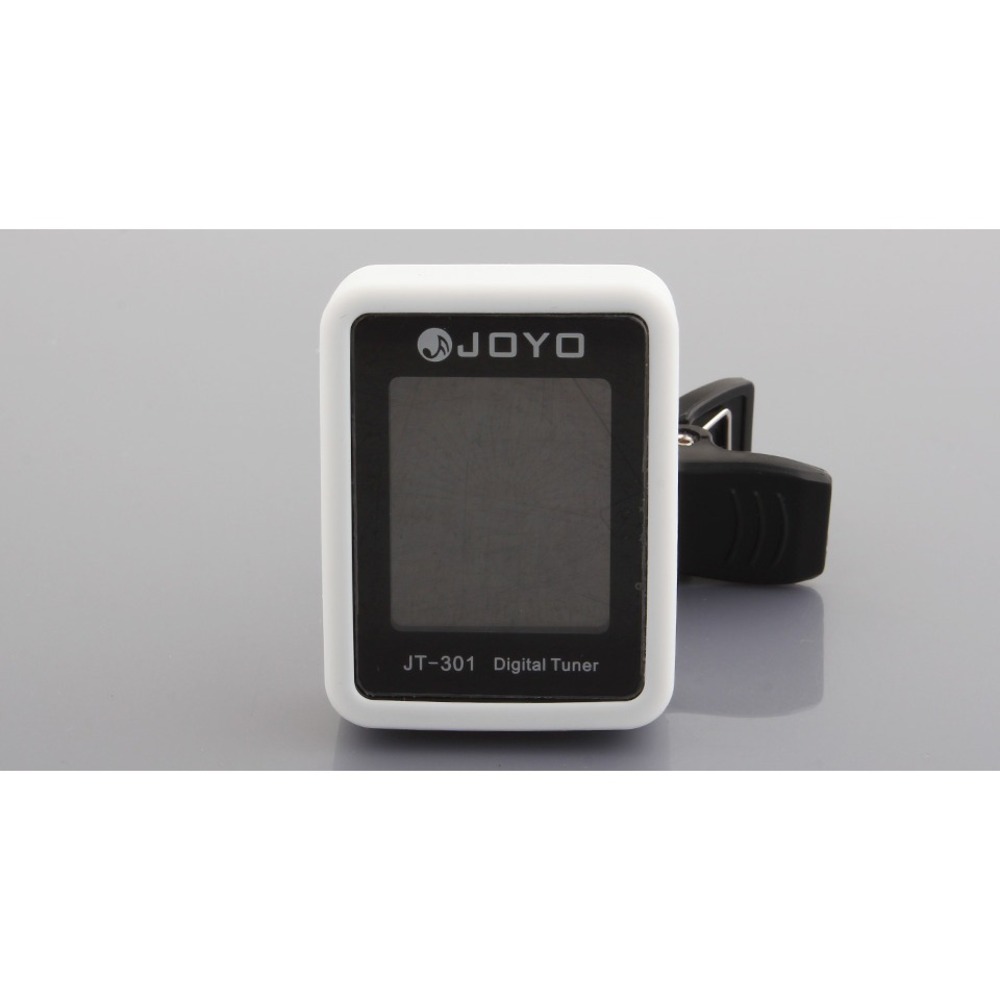 Тюнер/метроном Joyo JT-301 White гитарный тюнер