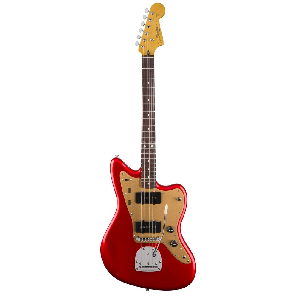 Электрогитара Fender SQUIER DLX JAZZMASTER CANDY APPLE RED TR