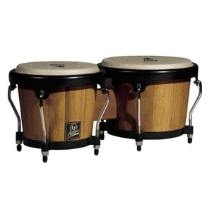 Бонго LP LPA601-DW Aspire Wood Bongos Dark Wood/Chrome