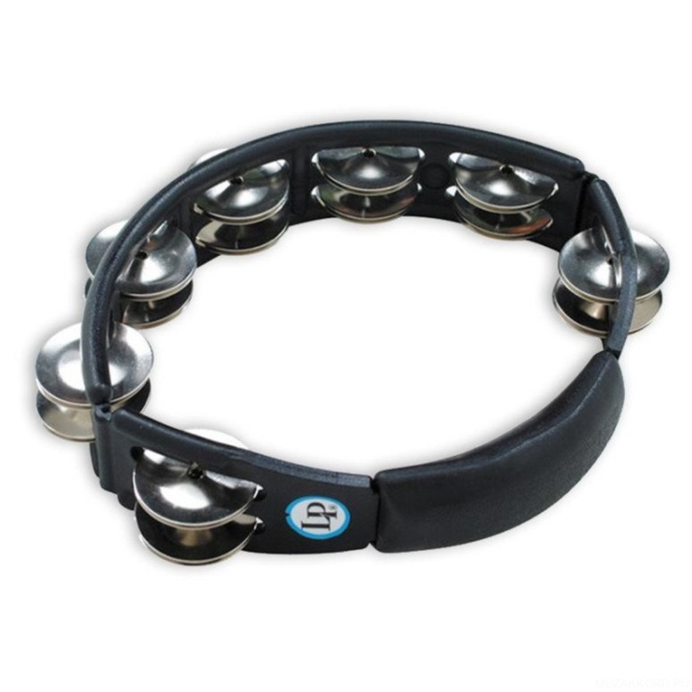 Тамбурин LP LP150 Cyclops Steel Jingles Tambourine Black