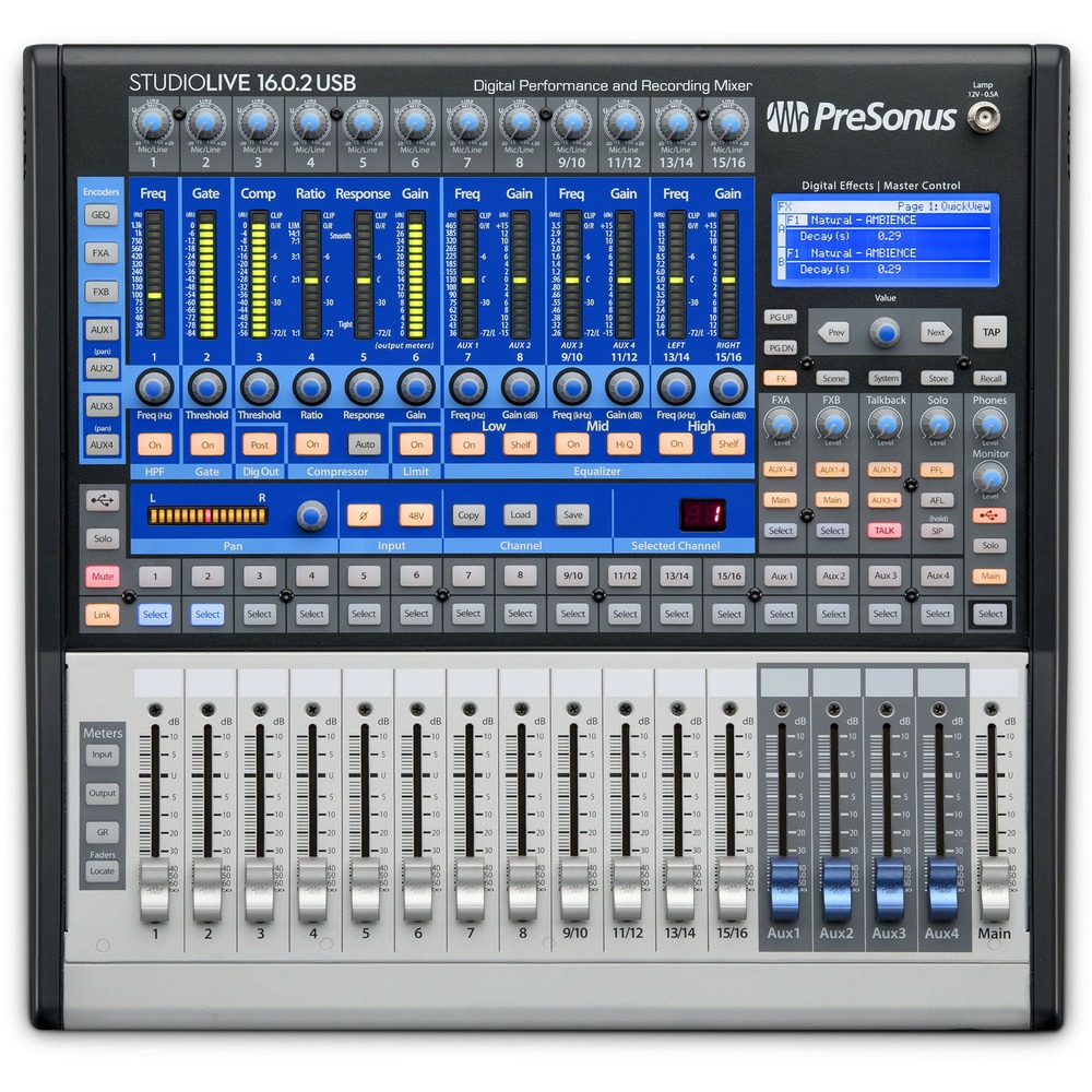 Цифровой микшер PreSonus StudioLive 16.0.2 USB