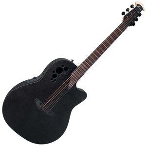 Электроакустическая гитара Ovation 2078TX-5 Elite TX Deep Contour Black Textured