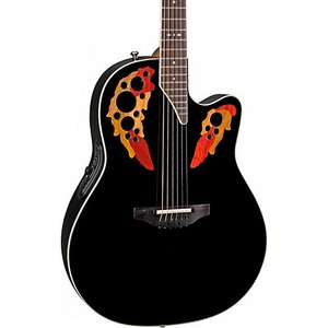 Электроакустическая гитара Ovation 2778AX-5 Standard Elite Deep Contour Cutaway Black