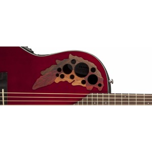 Электроакустическая гитара Ovation CE44-RR Celebrity Elite Mid Cutaway Ruby Red