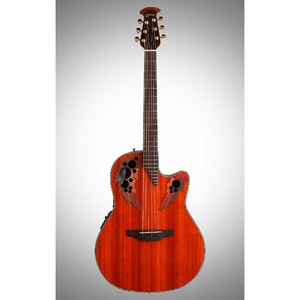 Электроакустическая гитара Ovation CE44P-PD Celebrity Elite Plus Mid Cutaway Padauk