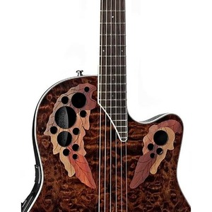 Электроакустическая гитара Ovation CE48P-TGE Celebrity Elite Plus Super Shallow Tiger Eye