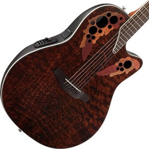 Электроакустическая гитара Ovation CE48P-TGE Celebrity Elite Plus Super Shallow Tiger Eye