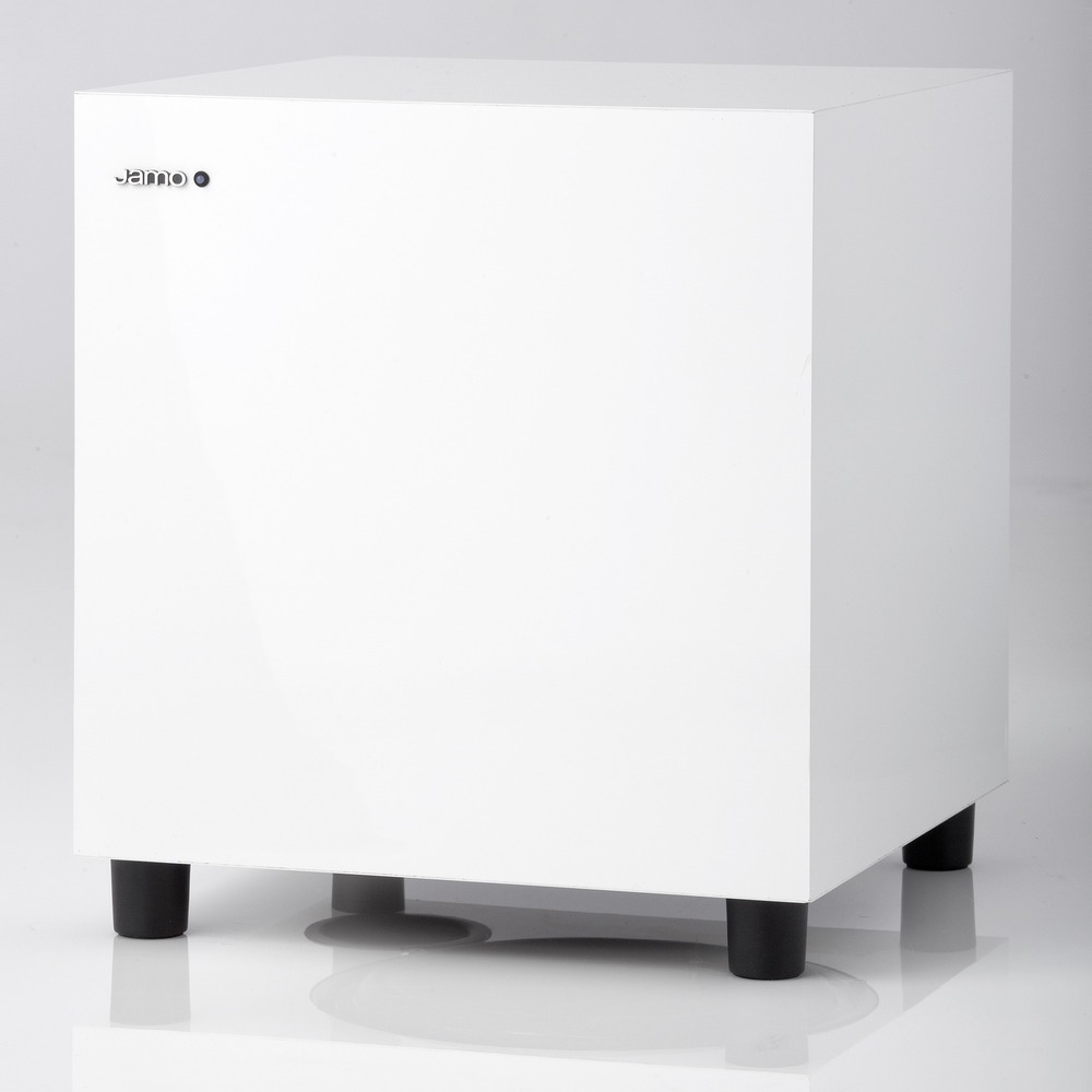 Фазоинверторный сабвуфер Jamo Sub 210 High Gloss White