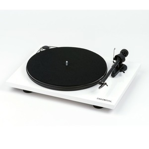 Проигрыватель винила Pro-Ject Essential III White Ortofon OM-10