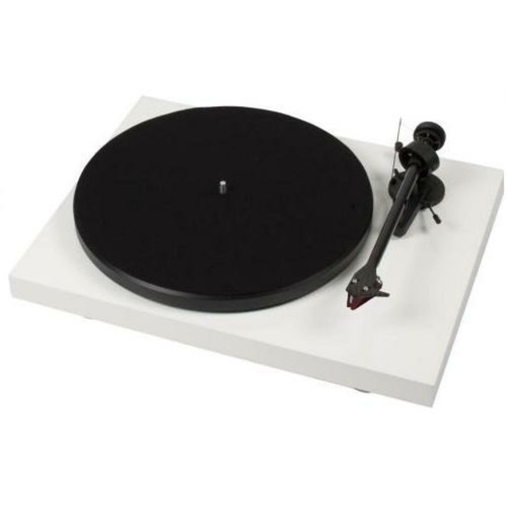 Проигрыватель винила Pro-Ject Debut Carbon DC White Ortofon OM-10