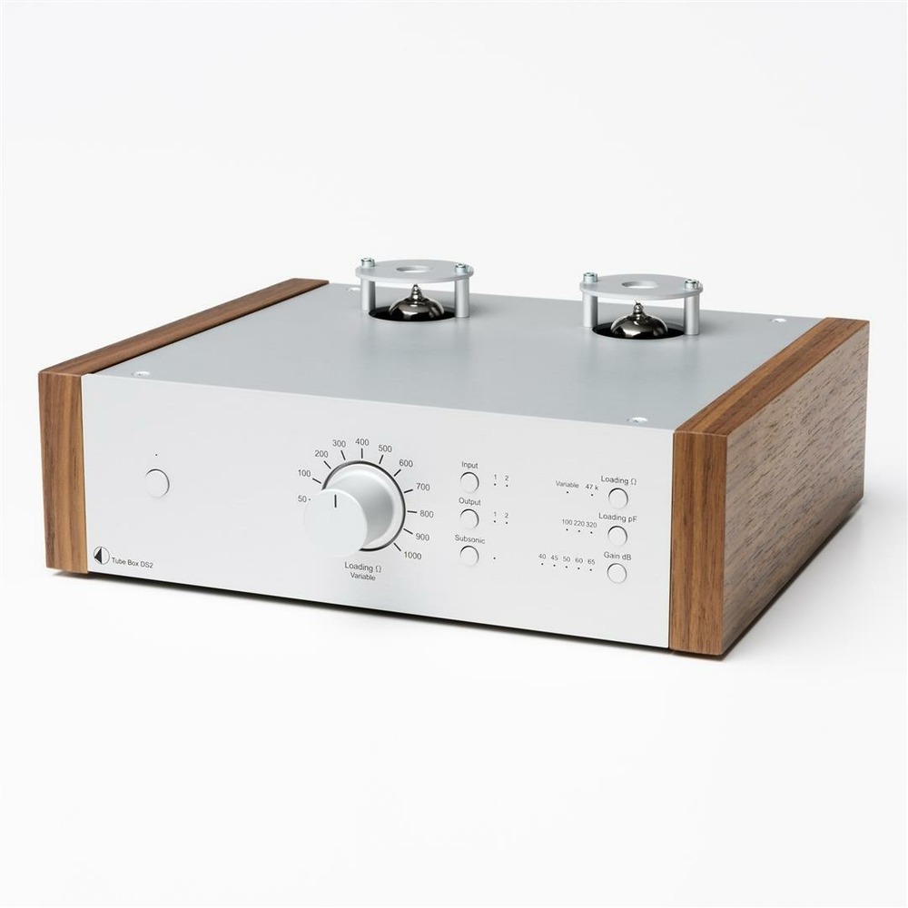 Фонокорректор Pro-Ject Tube Box DS2 Silver/Walnut