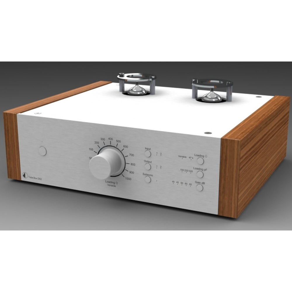 Фонокорректор Pro-Ject Tube Box DS2 Silver/Rosenut
