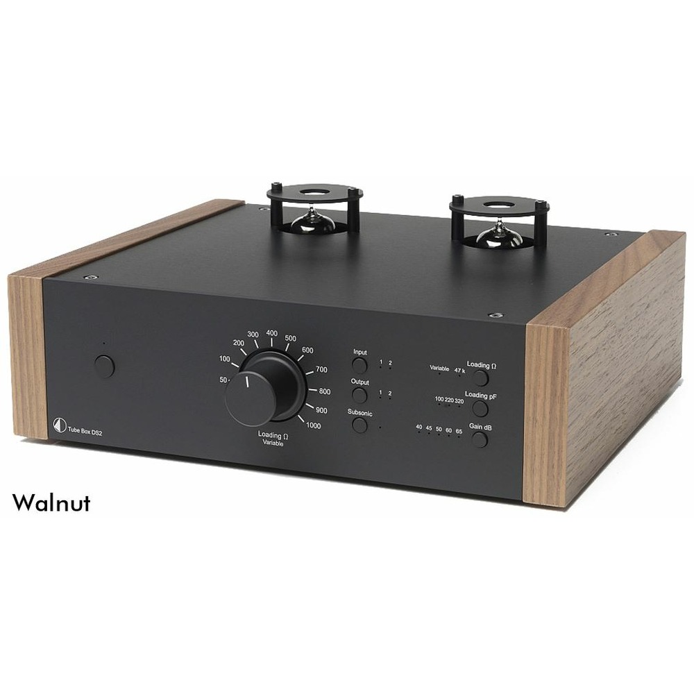 Фонокорректор Pro-Ject Tube Box DS2 Black/Walnut