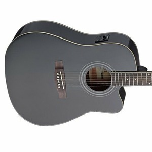 Электроакустическая гитара Stagg SA40DCFI-BK