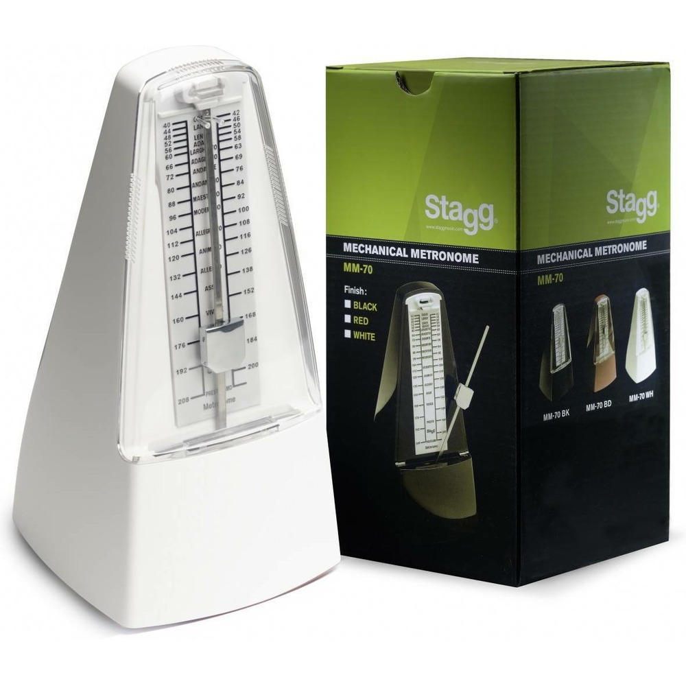 Тюнер/метроном Stagg MM-70 WH