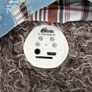 Портативная акустика Ritmix ST-250 Bear BT Grey