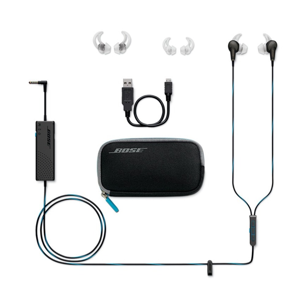 Наушники внутриканальные для спорта Bose QC20 Headphone Mfi Black WW