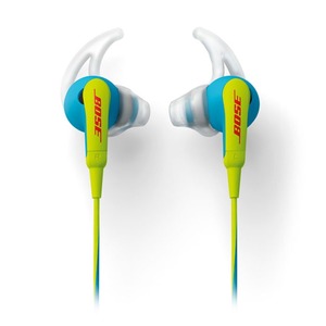 Наушники внутриканальные для iPhone Bose Soundsport le HDPHN Mfi Neon Blue WW