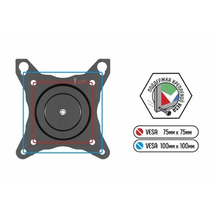 Кронштейн настольный NB F100 USB Silver