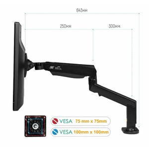 Кронштейн настольный NB F90A USB Black