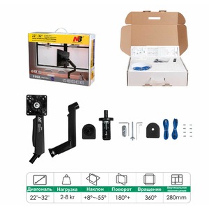 Кронштейн настольный NB F90A USB Black