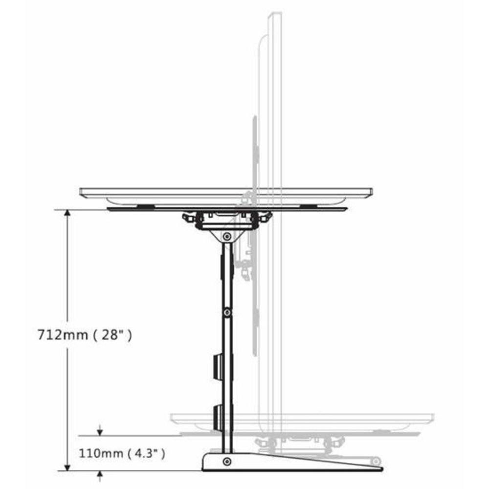 Кронштейн наклонно-поворотный NB SP2 Black