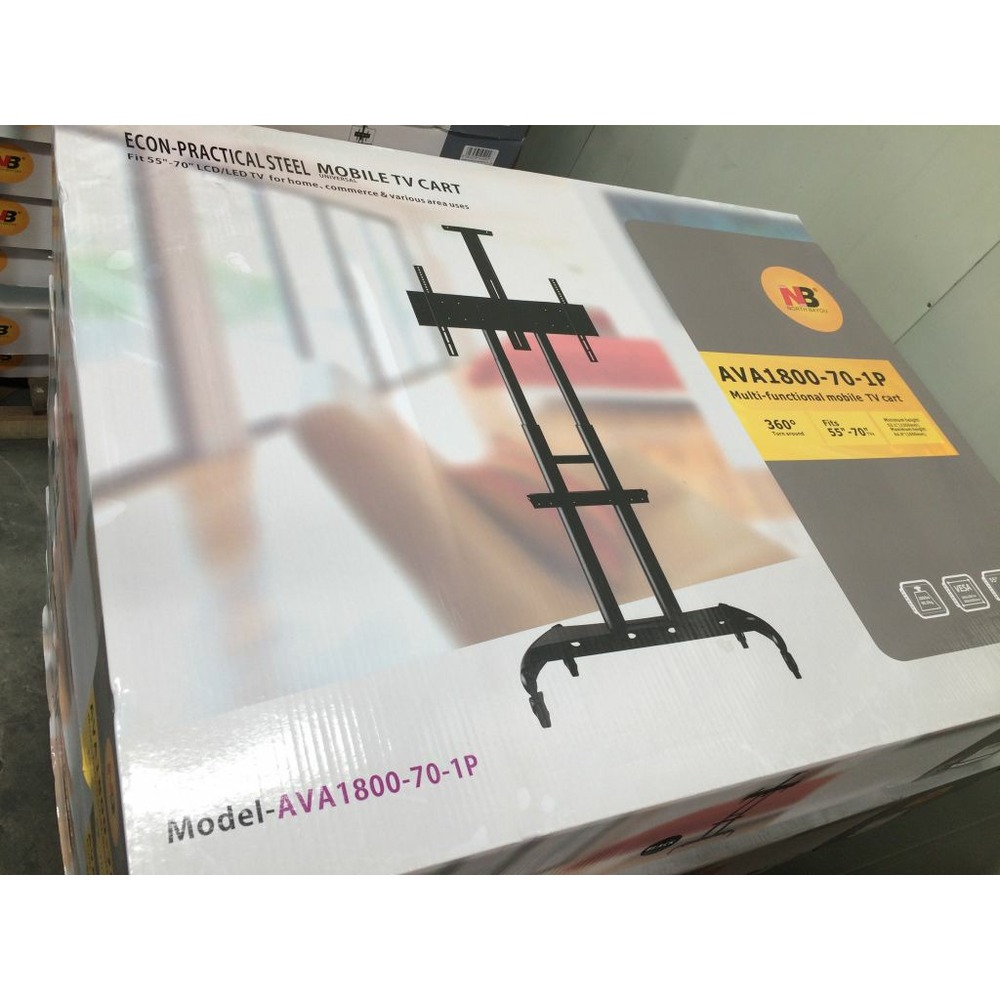 Тумба с ТВ стендом NB AVA1800-70-1P Black