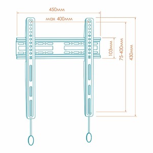 Кронштейн фиксированный Kron FM2 Black