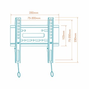Кронштейн фиксированный Kron FM1 Black
