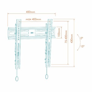 Кронштейн наклонный Kron TM2 Black