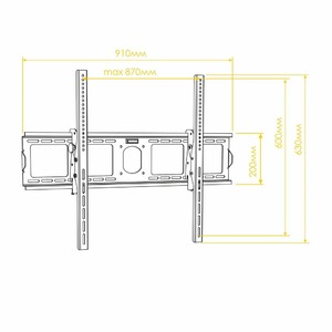 Кронштейн наклонный Kron UT4 Black
