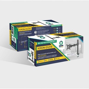 Кронштейн настольный Kron D121E Black