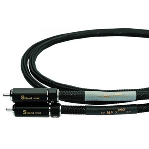 Кабель аудио 2xRCA - 2xRCA Silent Wire NF 7 mk2 RCA with ground-wire (phonostereocable) (2х1.0m)