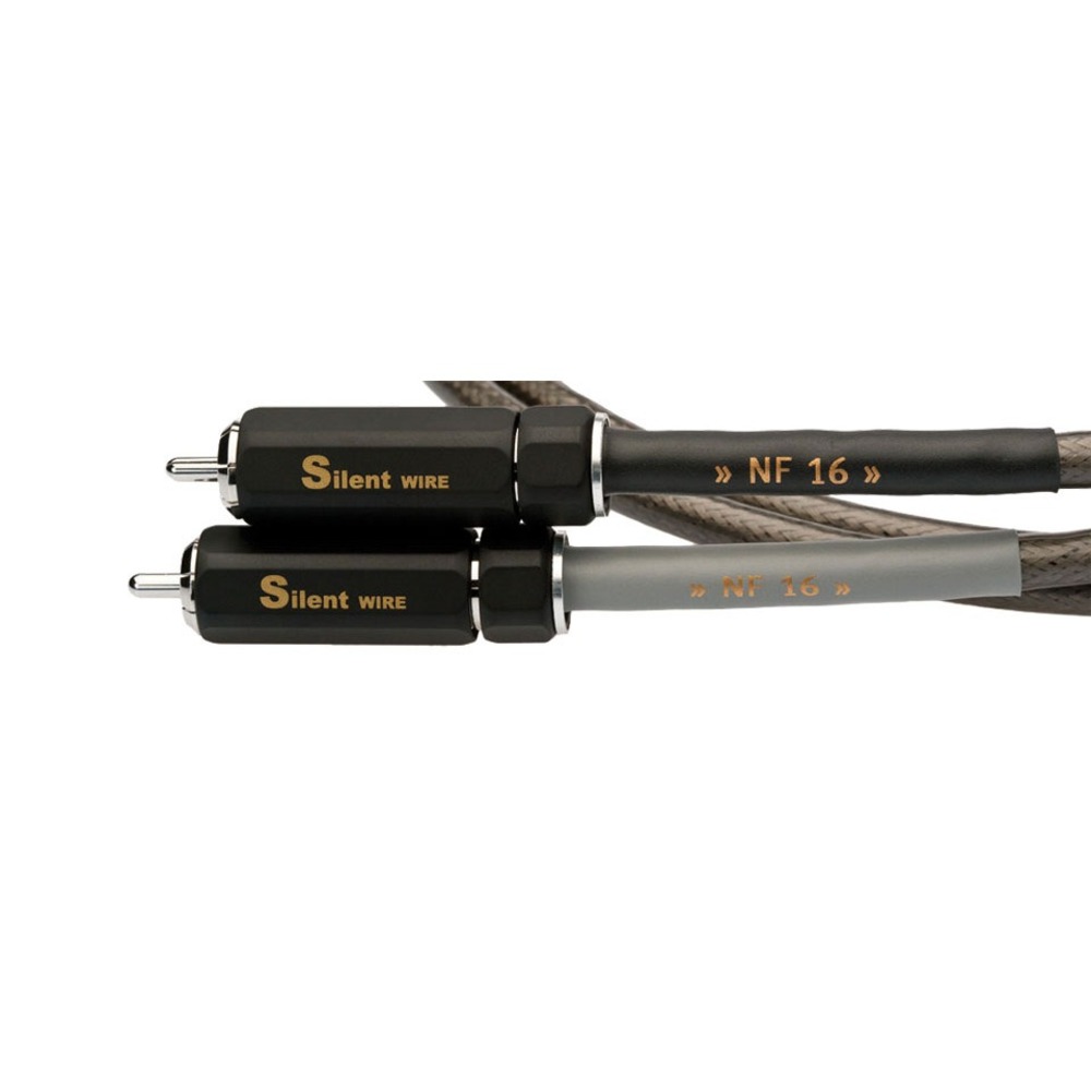Кабель аудио 2xRCA - 2xRCA Silent Wire NF 16 mk2 RCA with ground-wire (phonostereocable) (2х1.0m)